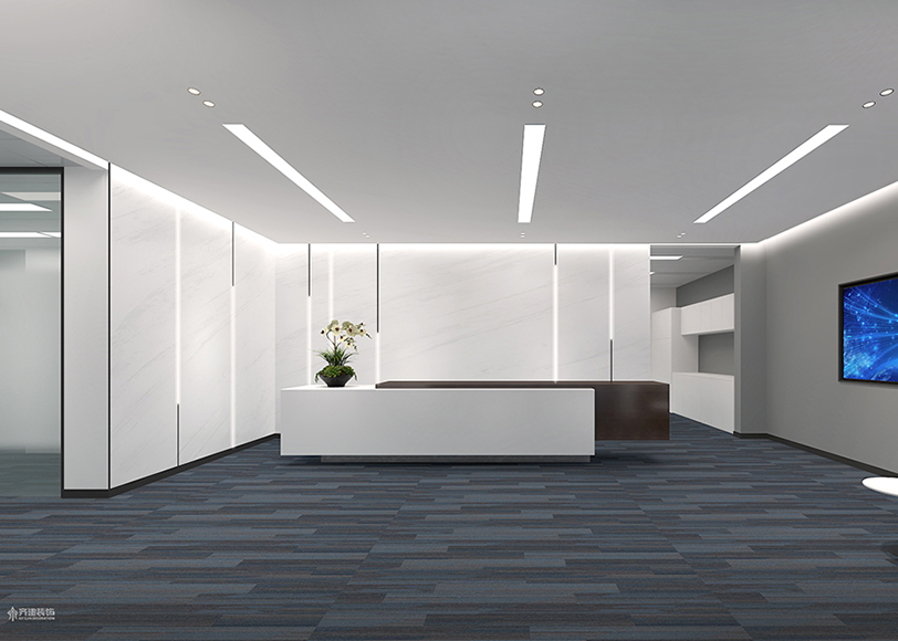 上海虹口蘇河灣中心辦公室裝修設計