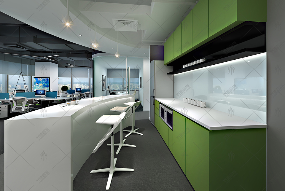  上海脈赫工業(yè)辦公室走廊裝修設(shè)計(jì) 