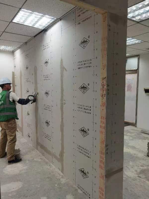 上海徐匯漕河涇幸福里誼園辦公室裝修施工現(xiàn)場(chǎng)工地