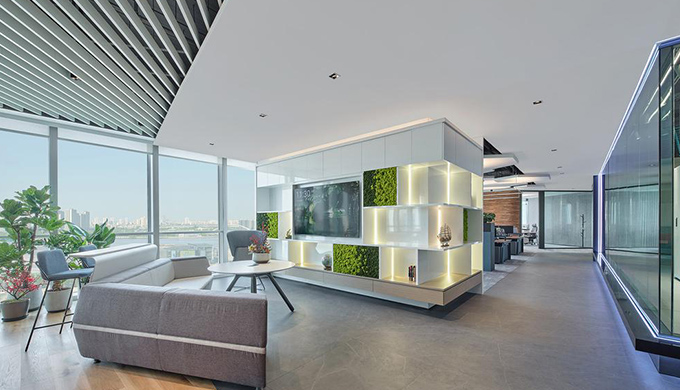 上海醫療辦公室大廳設計效果