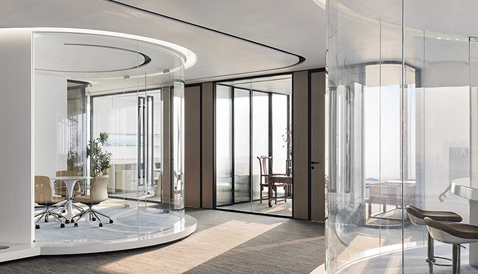 上海辦公室裝修玻璃隔斷設(shè)計(jì)的新方法