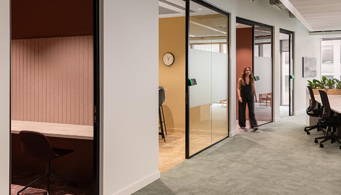 靜安區某外貿公司辦公區