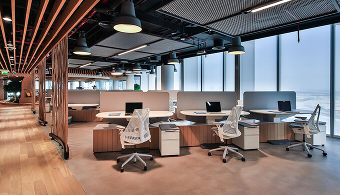 上海辦公室裝修材料的整體性組織設(shè)計原則  