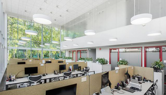 上海室內辦公室裝修空間照明的方式